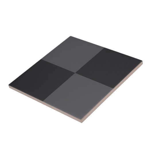 Moderne zwarte grijze Gecontroleerde keramische Te Tegeltje (Zijkant)