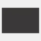 Moderne zwarte, grijze, stijlvolle, minimale puntr inpakpapier vel (Voorkant 2)