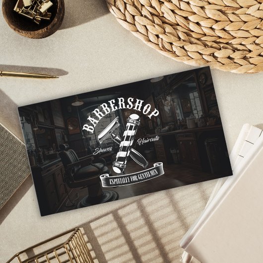 Moderne zwarte haar styliste kapperszaak klantenkaartje