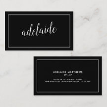 Moderne zwarte haarstylist script handtekeningfilm