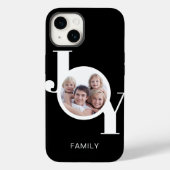 Moderne Zwarte Hoes Case-Mate iPhone Hoes (Achterkant)