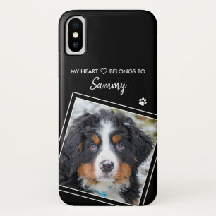 Moderne Zwarte Hond Foto Case-Mate iPhone Case
