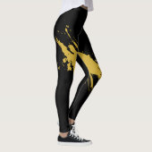 Moderne zwarte hoog getailleerde legging voor dage (Rechts)