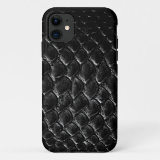 Moderne Zwarte Krokodil Case-Mate iPhone Case