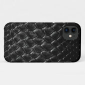 Moderne Zwarte Krokodil Case-Mate iPhone Case (Achterkant (horizontaal))