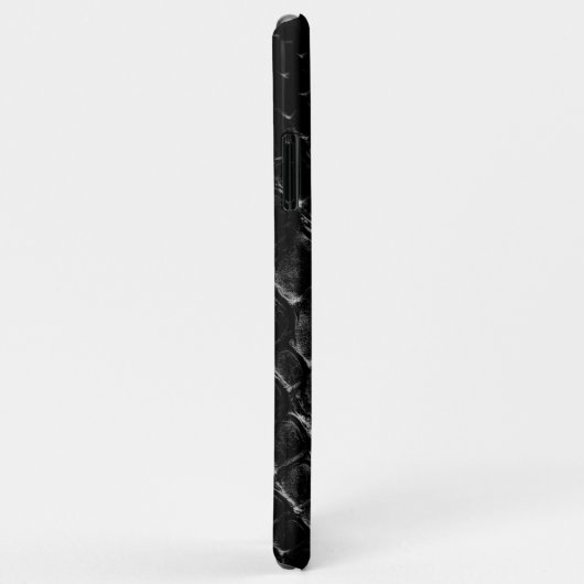 Moderne Zwarte Krokodil Case-Mate iPhone Case (Achterkant/rechts)