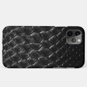 Moderne Zwarte Krokodil Case-Mate iPhone Case (Achterkant (horizontaal))