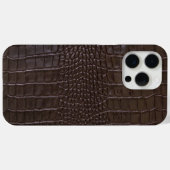 Moderne Zwarte Krokodil Case-Mate iPhone Case (Achterkant (horizontaal))