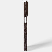 Moderne Zwarte Krokodil Case-Mate iPhone Case (Achterkant / Rechts)