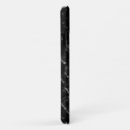 Moderne Zwarte Krokodil Case-Mate iPhone Case (Achterkant/rechts)