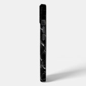 Moderne Zwarte Krokodil Case-Mate iPhone Case (Achterkant / Links)