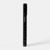Moderne Zwarte Krokodil iPhone 15 Case (Rechterkant)