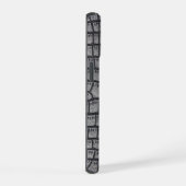 Moderne Zwarte Krokodil iPhone 15 Case (Rechterkant)