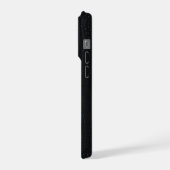 Moderne Zwarte Krokodil iPhone Hoesje (Linkerkant)