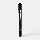 Moderne Zwarte Krokodil iPhone Hoesje (Linkerkant)