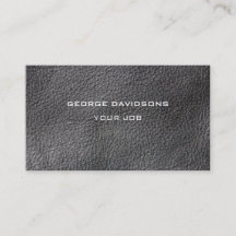 Moderne zwarte leder ziet er professioneel uit