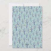 Moderne zwarte legant script BLEEST kardinale voge Feestdagenkaart (Achterkant)