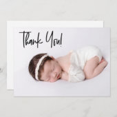 Moderne Zwarte Letter Persoonlijke Baby Shower Bed (Voorkant / Achterkant)