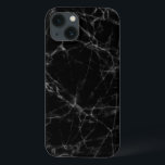Moderne zwarte marmer-wandpatroonafdrukken Case-Mate iPhone case<br><div class="desc">Elegant grijs marmer wall patroon 3 in zwarte witte grijze en witte accenten.</div>
