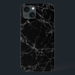 Moderne zwarte marmer-wandpatroonafdrukken Case-Mate iPhone case<br><div class="desc">Elegant grijs marmer wall patroon 3 in zwarte witte grijze en witte accenten.</div>