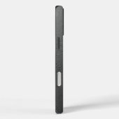 Moderne zwarte matte gestructureerde gepersonalise Case-Mate iPhone case (Achterkant / Rechts)