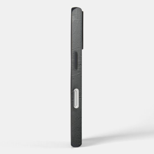 Moderne zwarte matte gestructureerde gepersonalise Case-Mate iPhone case (Achterkant / Rechts)