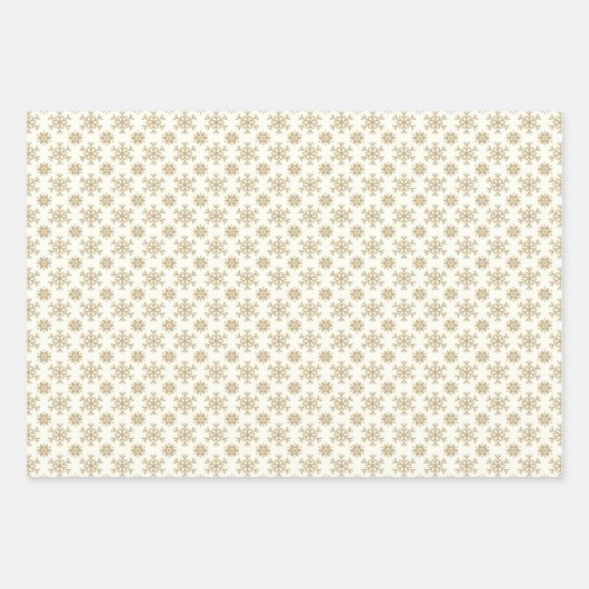 Moderne zwarte monotoon witsneeuwvlok inpakpapier vel (Voorkant 2)