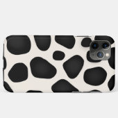 Moderne zwarte ontwerppatronen Case-Mate iPhone case (Achterkant (horizontaal))