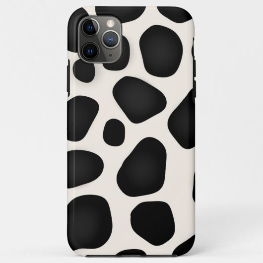 Moderne zwarte ontwerppatronen Case-Mate iPhone case (Achterkant)