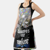 Moderne zwarte opa Opa Koken BBQ Grill Schort (Insitu)