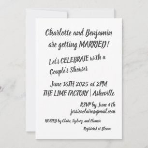 Moderne zwarte penseel met hoge tinnen hoes kaart