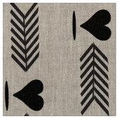 Moderne zwarte pijlharten stof (Close Up)