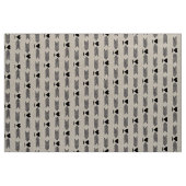 Moderne zwarte pijlharten stof (Yard (91,4 cm))