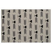 Moderne zwarte pijlharten stof (Fat Quarter)