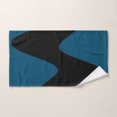 Moderne Zwarte Rivier Roze Bad Handdoek (Handdoek)