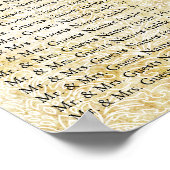  moderne zwarte-scharnierkaart poster (Hoek)