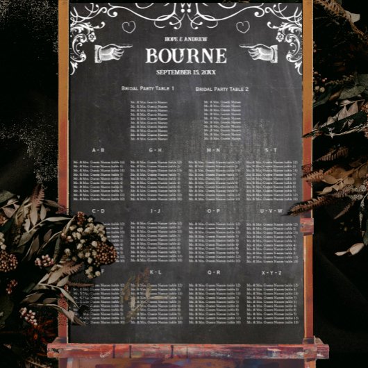  moderne zwarte-scharnierkaart poster