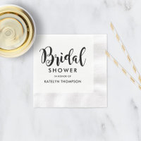 Moderne Zwarte Script Bruidsbruiloft