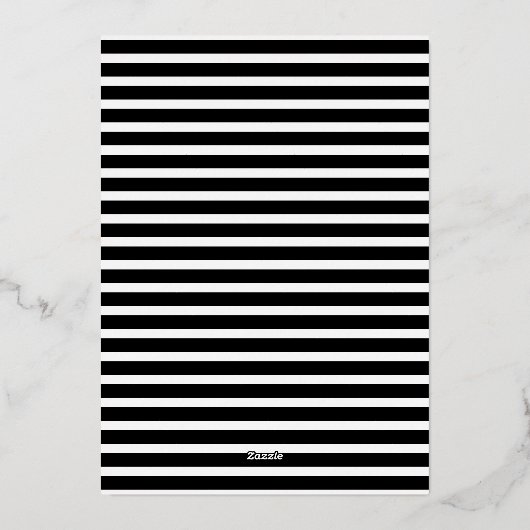 Moderne zwarte script Nieuwjaarsfeest uitnodiging (Achterkant)