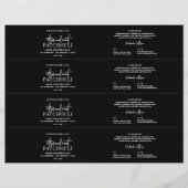 Moderne zwarte shampoo bar of zeep buik band label (Voorkant)