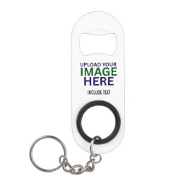 Moderne Zwarte Sleutelhanger Flesopener met Bewerk Mini Flessenopener