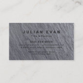 Moderne zwarte steen landschapsarchitectuur gazon visitekaartje (Achterkant)