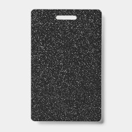 Moderne Zwarte Steen stijl -Space- Badge
