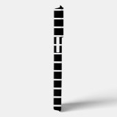 Moderne zwarte strepen patroon stijlvol Case-Mate iPhone case (Achterkant / Rechts)