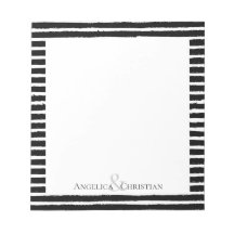 Moderne zwarte stripeseparen