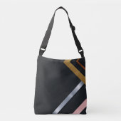 Moderne Zwarte Tote Crossbody Tas (Voorkant)