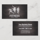 Moderne zwarte-treinbestuurder, persoonlijke train visitekaartje (Voorkant / Achterkant)