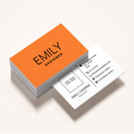 Moderne zwarte typografie | SINAASAPPEL Visitekaartje