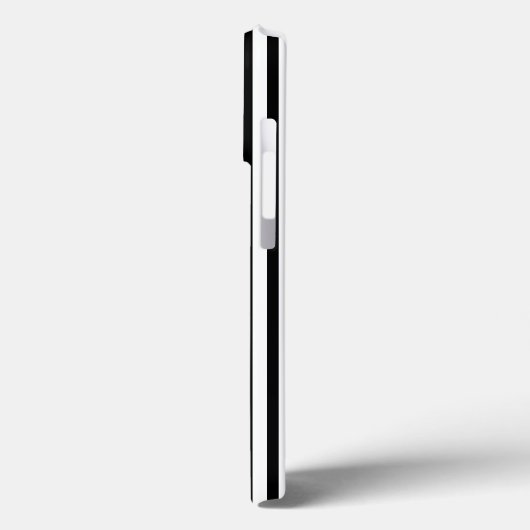 Moderne, zwarte, verticale strepen, schattig stijl Case-Mate iPhone case (Achterkant / Links)