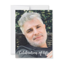 Moderne zwarte viering van het leven met foto